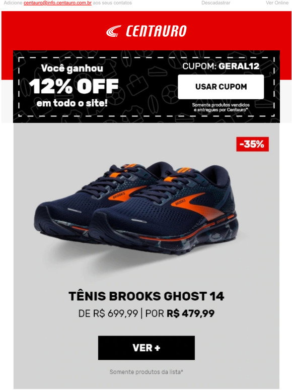 brooks ghost centauro