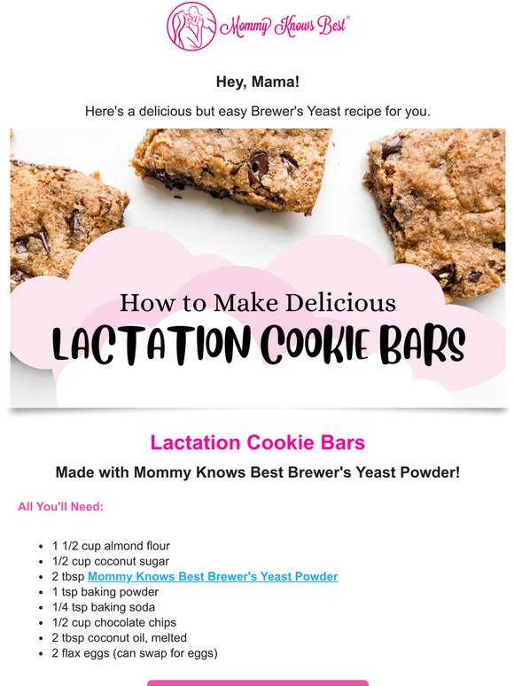 Check out this delicious lactation recipe! 