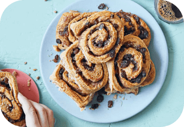 Hot Cross Cinnamon Buns at Ocado