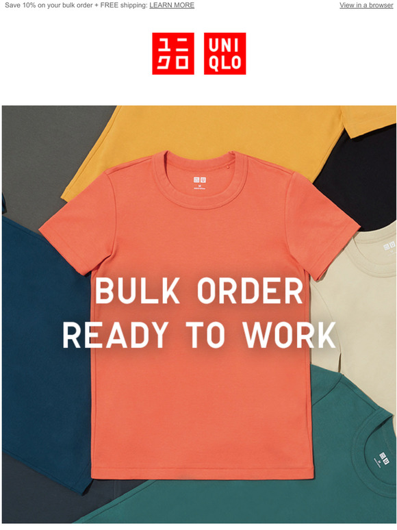 UNIQLO Email Newsletters Shop Sales, Discounts, and Coupon Codes