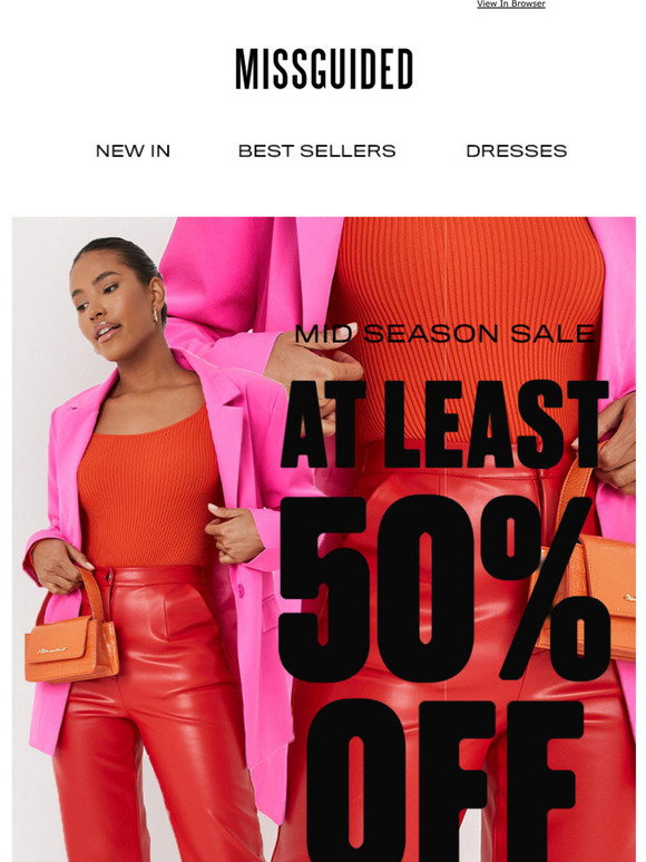 Missguided UK Email Newsletters: Shop Sales, Discounts, and Coupon Codes