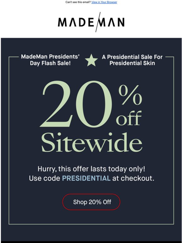 A Presidential Deal For Presidential Skin 