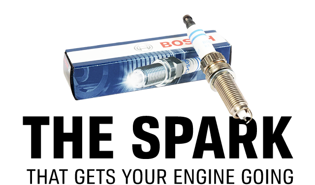 THE SPARK THAT GETS YOUR ENGINE GOING