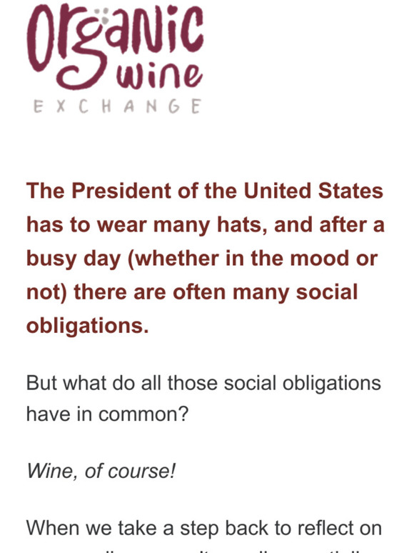 Drink like a President