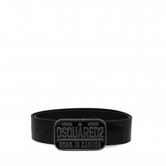 DSQUARED2 Logo Belt Black/Black