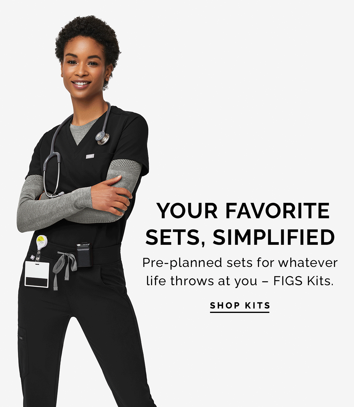 FIGS Core Colors. Awesome Styles. For Every Shift. Milled