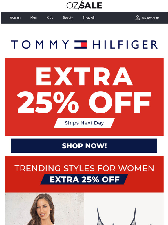 tommy hilfiger 25 off