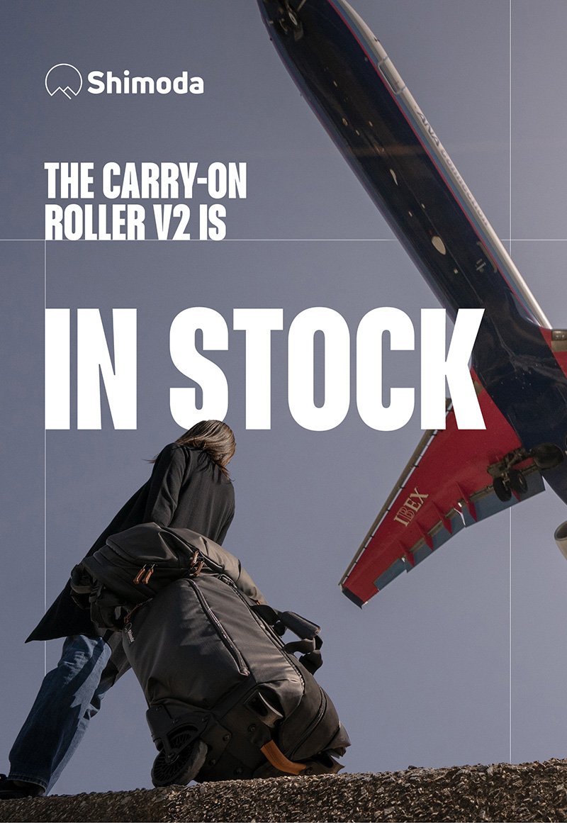 The Carry-On Roller v2 is IN STOCK!