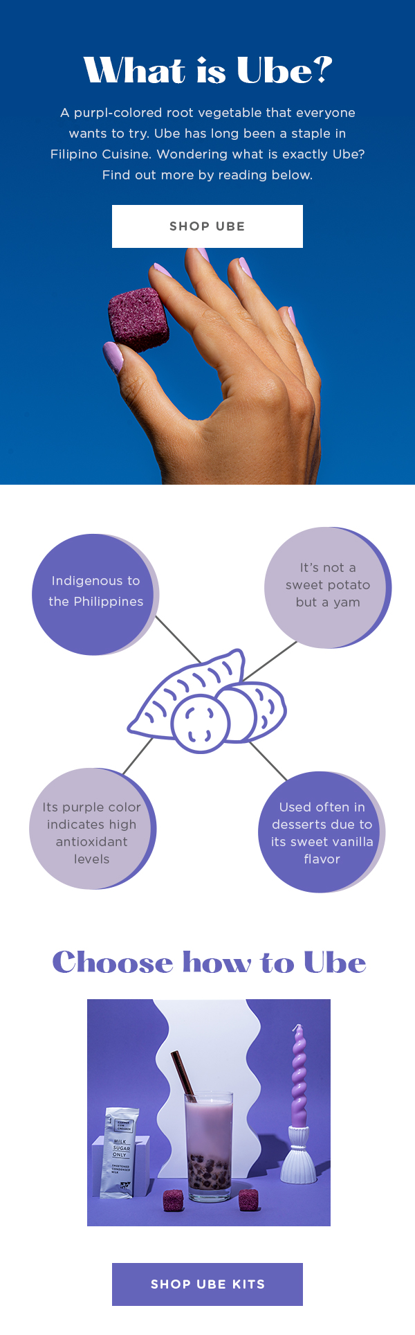 Tea Drops What is Ube? Milled