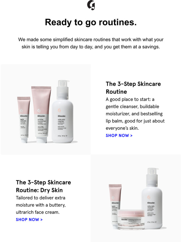 Glossier Email Newsletters: Shop Sales, Discounts, and Coupon Codes