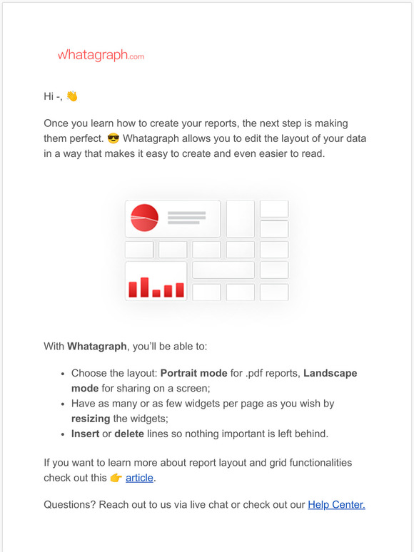 Tips and tricks to edit Whatagraph report like a pro 