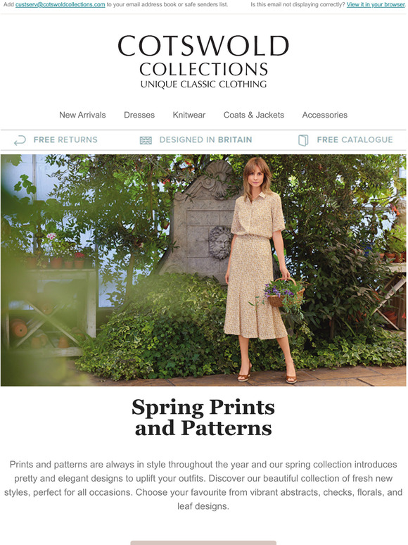 Cotswold Collections New In Must Have Spring Prints Be Inspired This Season Milled