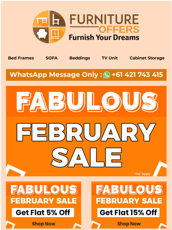  Hurry Up Fablous February Sale | Flat Discount