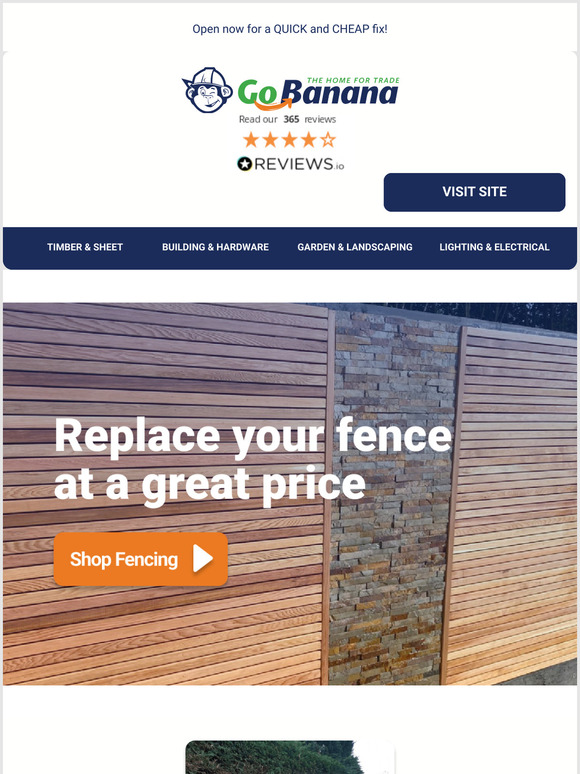 Storm damaged your fence?