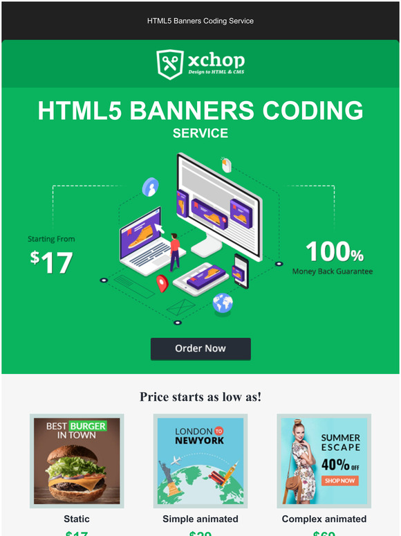 HTML5 Banner Ads Coding Service
