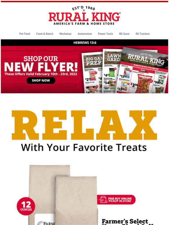 Rural Relax With Your Favorite Treats Milled