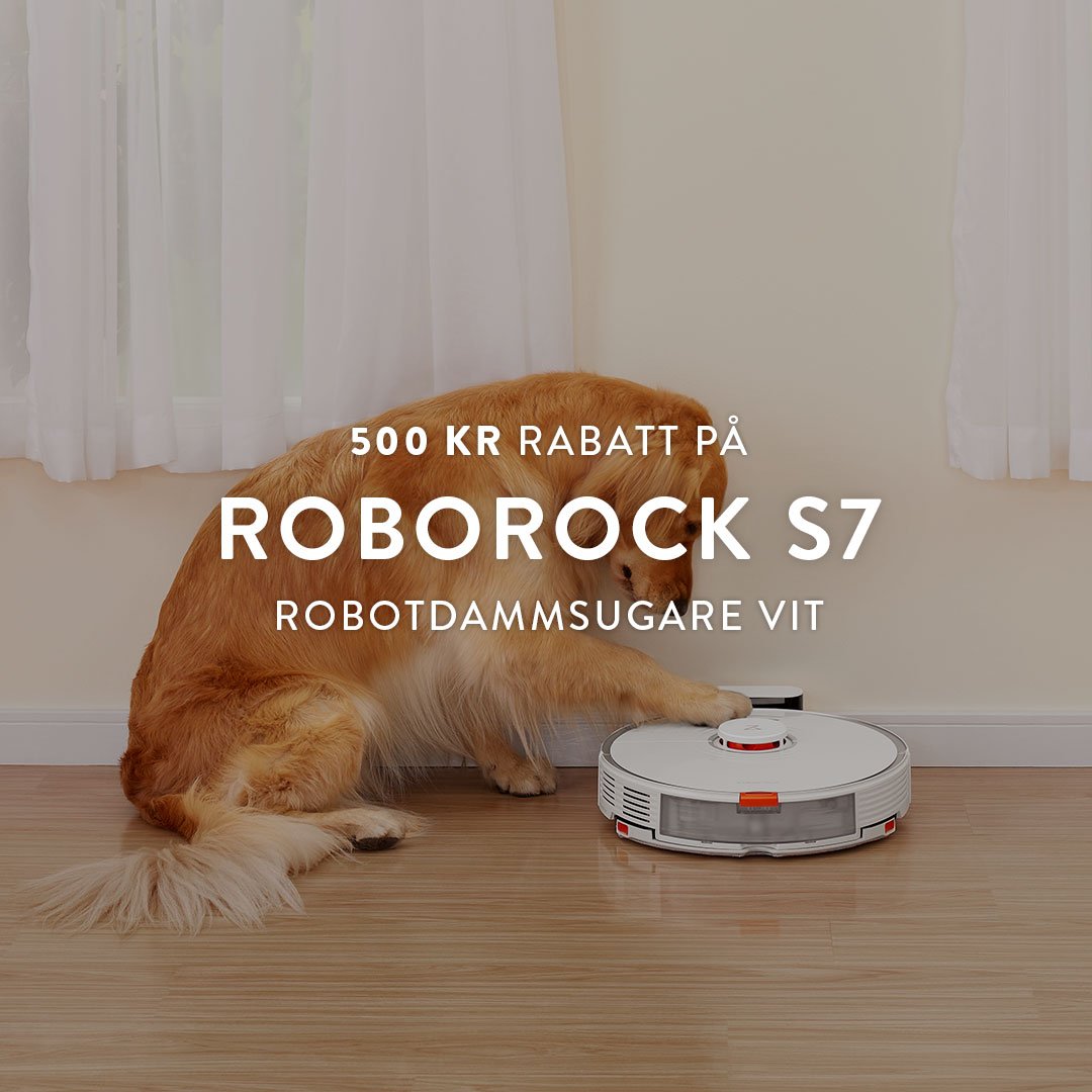 Roborock S7 robotdammsugare Vit