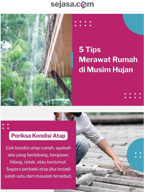 -Ini Cara untuk Rawat Rumah Selama Musim Hujan