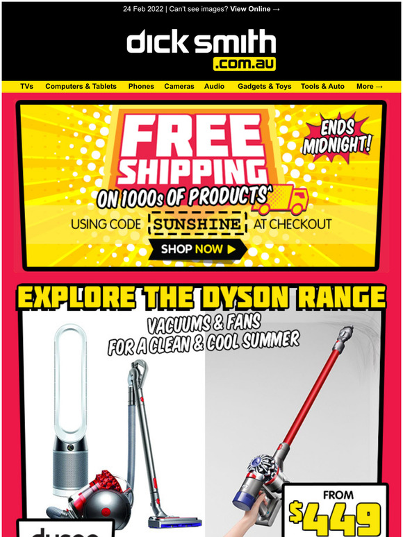 Dyson Vacuum & Fans From $449 | Don't Miss Out!