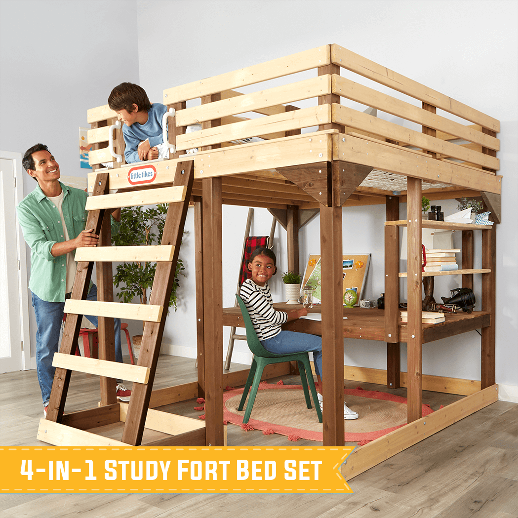 4-in-1 Study Fort Bed Set