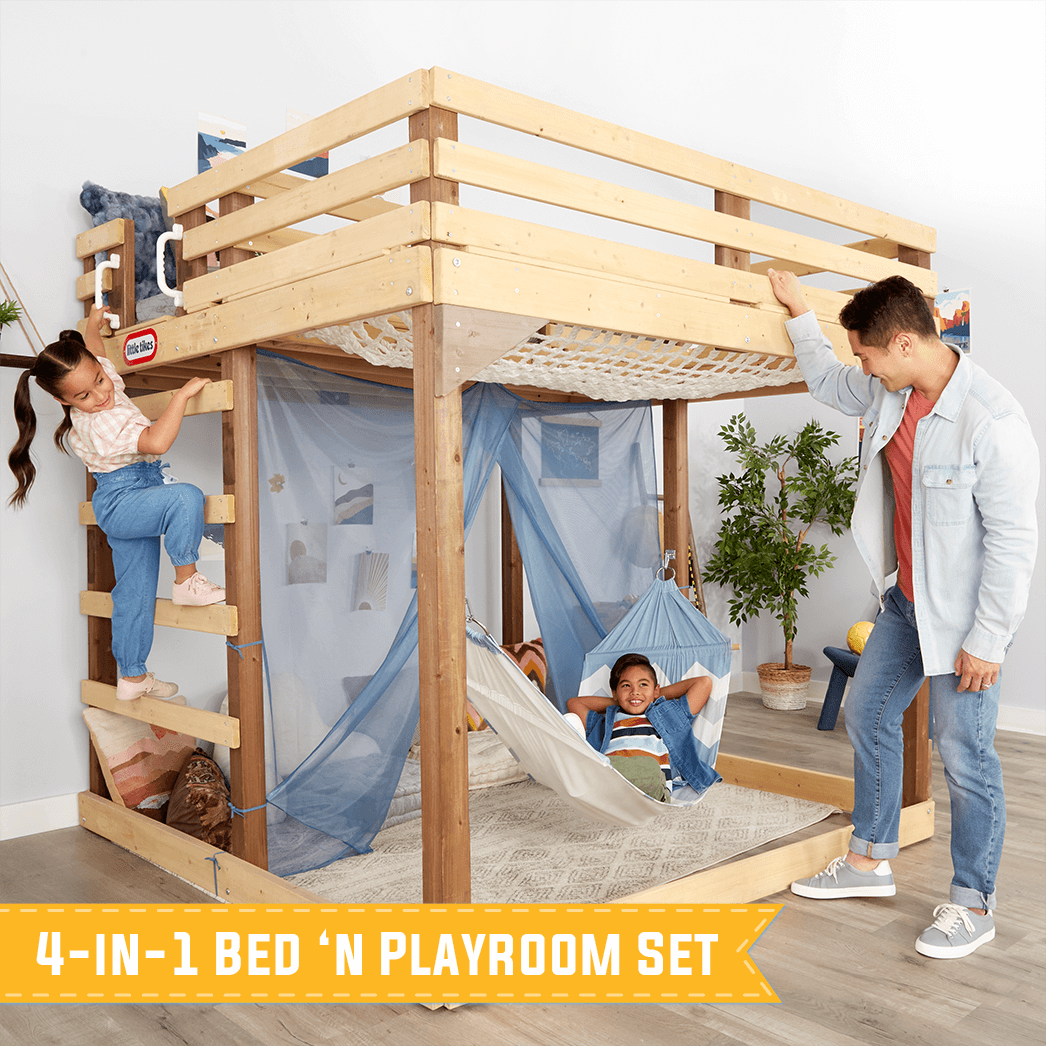 4-in-1 Bed 'N Playroom Set