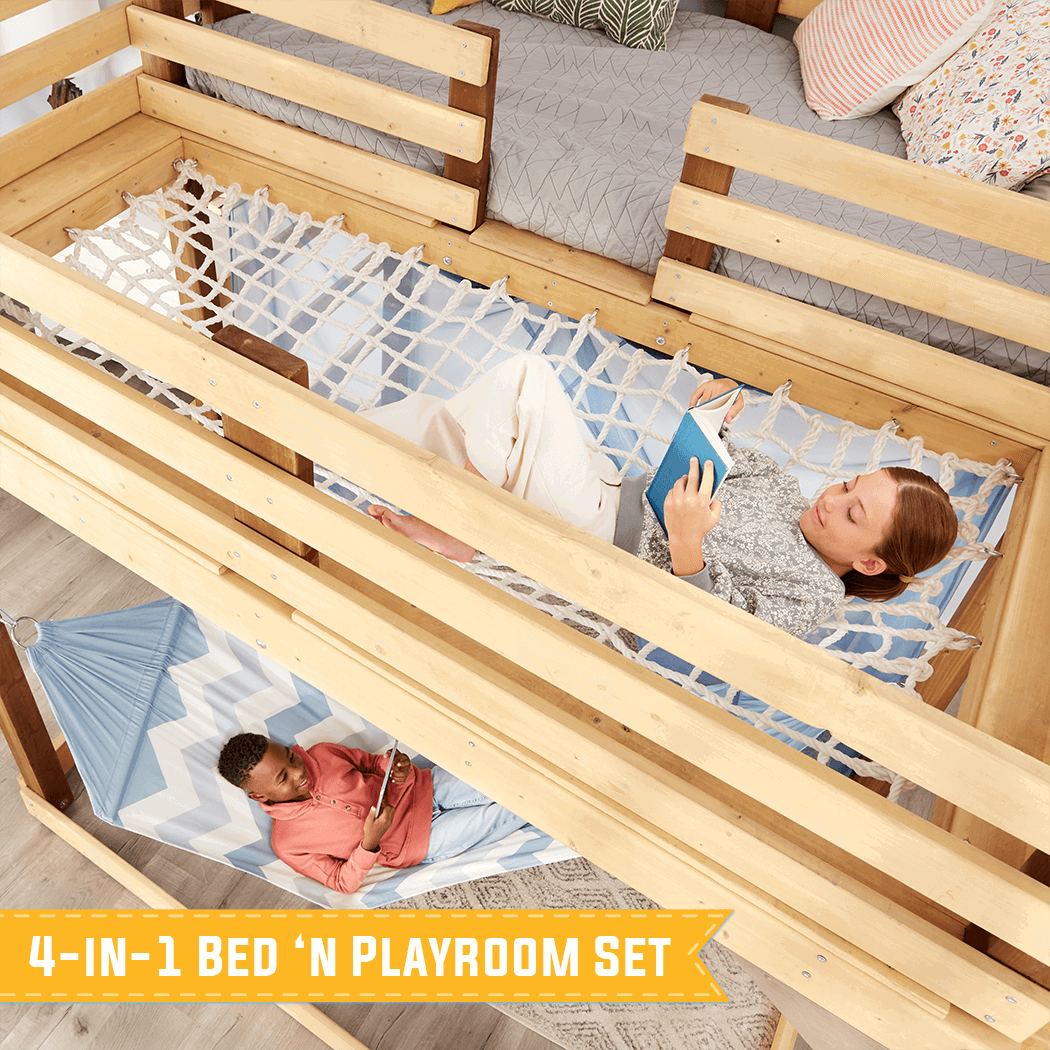 4-in-1 Bed 'N Playroom Set