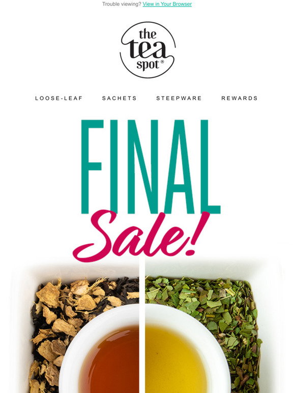 The Tea Spot: 25% Off Two Discontinuing Teas! | Milled