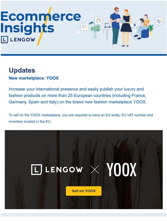 YOOX joins Lengow, retailX report, Pimberly webinar...