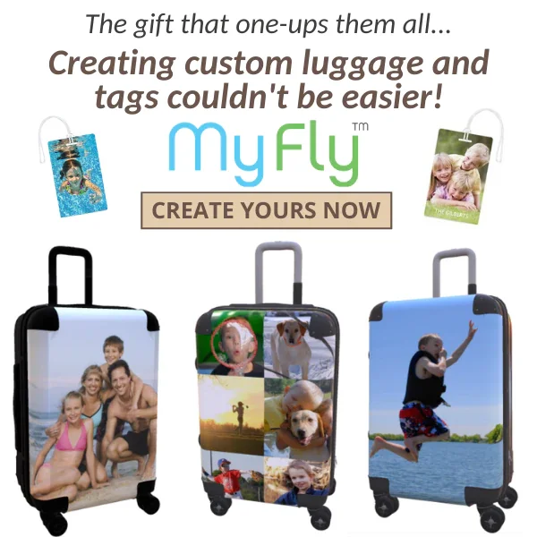 Design unique luggage and tags with your favorite photos.