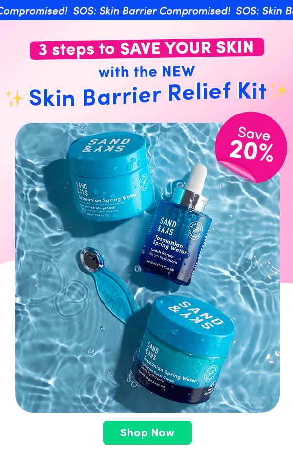 Save your skin with the NEW Skin Barrier Relief Kit