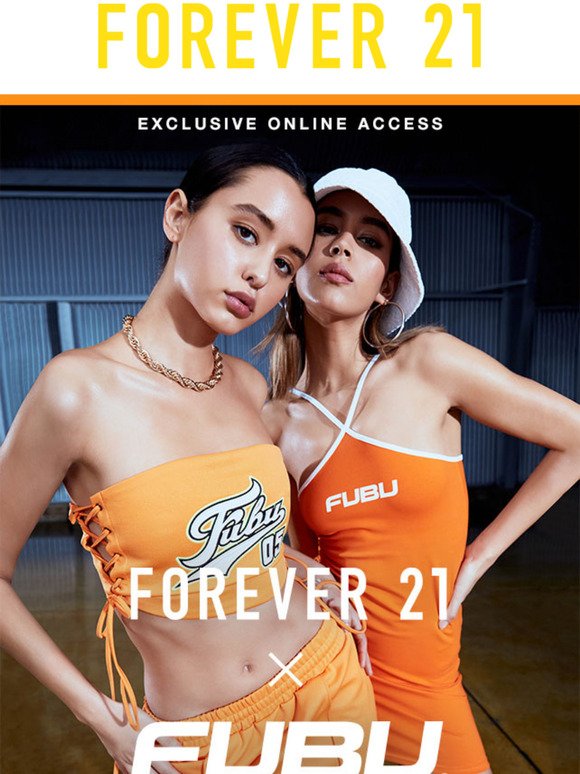 FOREVER 21 Japan: Just dropped! Exclusive Forever 21 x FUBU 