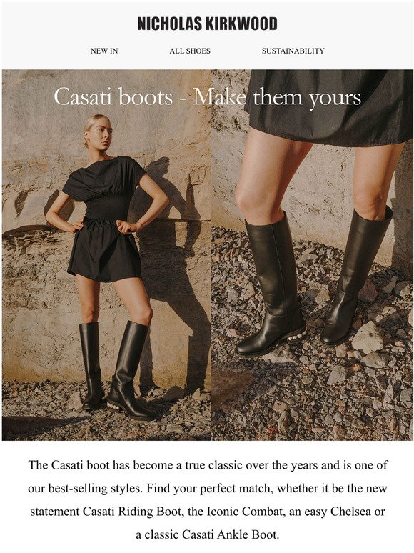 Nicholas Kirkwood on Instagram: “Our Casati Combat Boots in