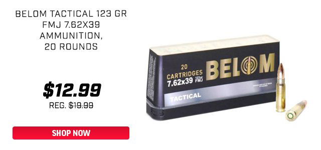 Belom Tactical 7.62x39 123gr FMJ 20rd