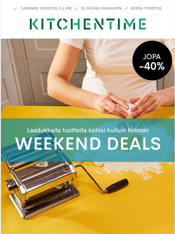 Weekend Deals: Jopa 40% alennusta