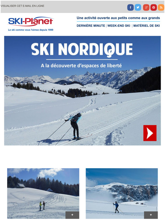Le ski nordique, une discipline de pleine nature