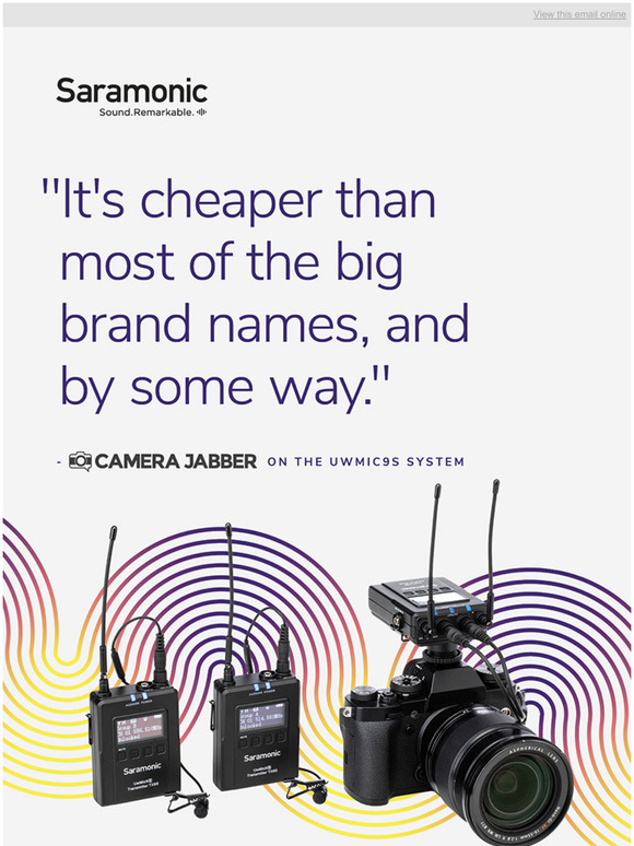 Well-priced, solid in design, and robust in transmission. Camera Jabbers take on the UwMic9S.