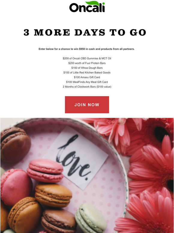 Three more days to go!