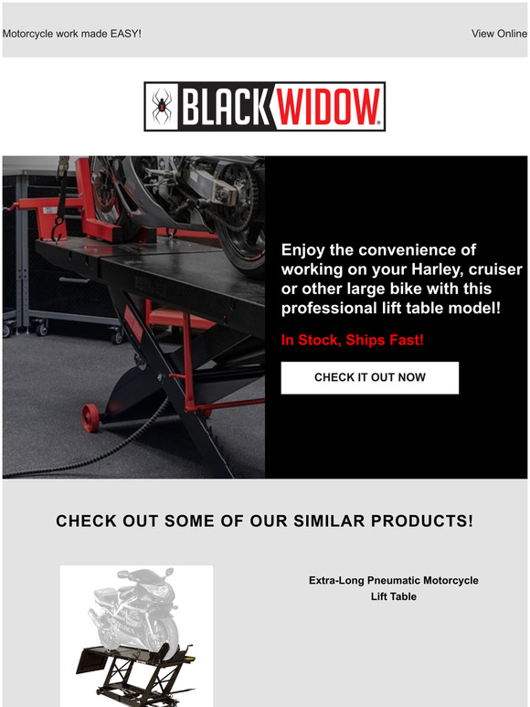 Black Widow Pro Product Spotlight Black Widow ProLift Milled