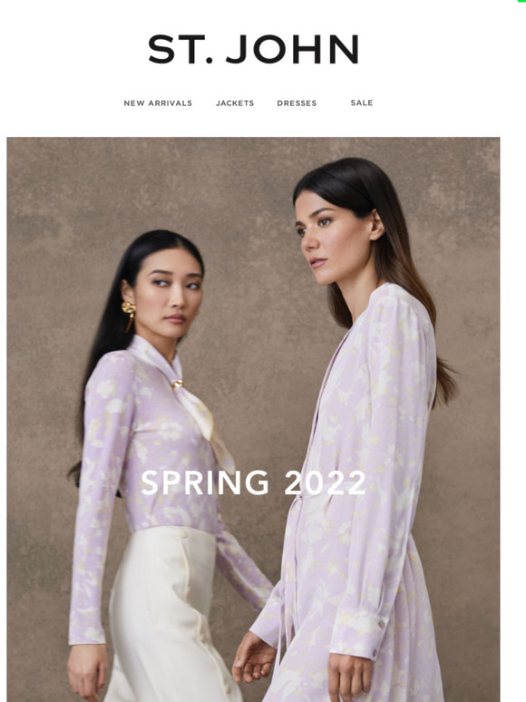 St John Knits Introducing Our New Spring 2022 Collection! Milled