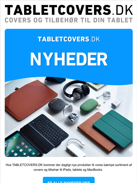 Nyheder hos TABLETCOVERS.DK