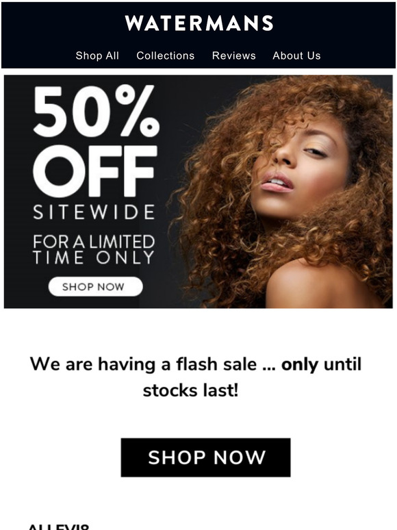50% Off Sitewide