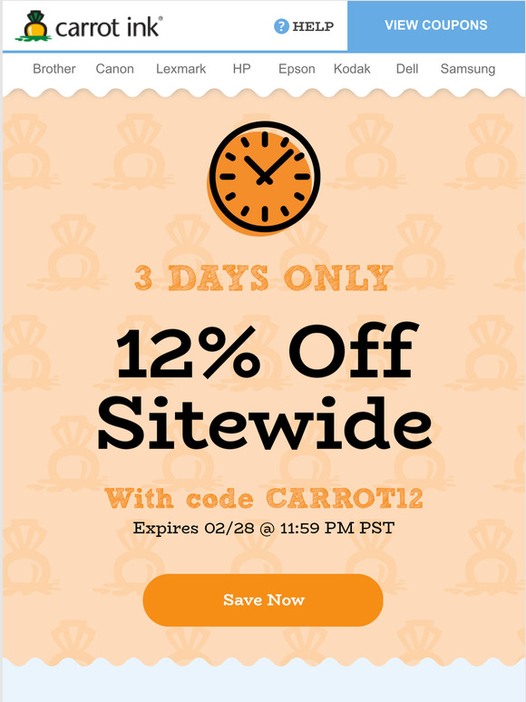 CarrotInk.com - Save a Bunch on Printing Supplies: Save up to ...