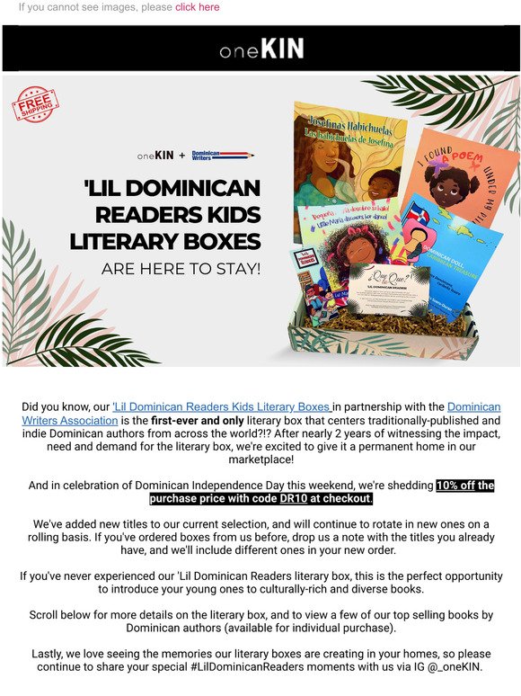 Special news + discount on 'Lil Dominican Readers Kids Literary Box!