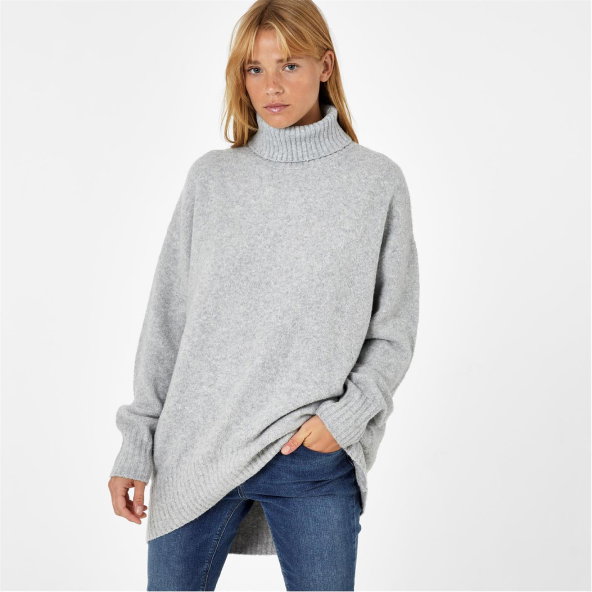 Roll Neck Knitted Jumper