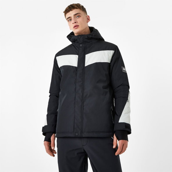 Hooded Zip Ski Jacket