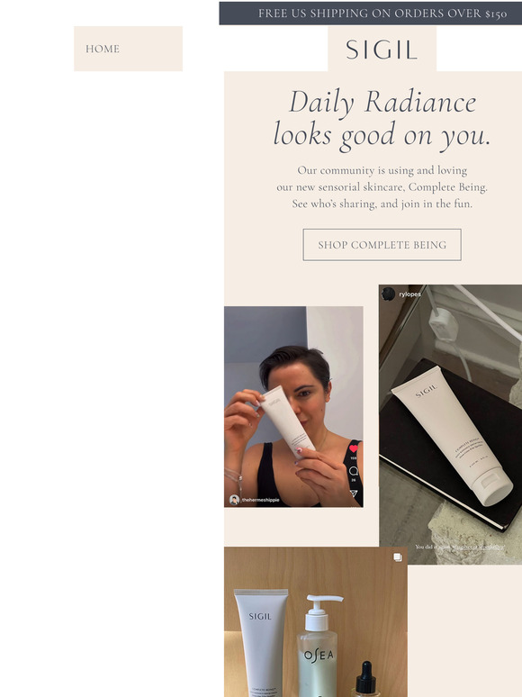 Daily Radiance Looks Good on You
