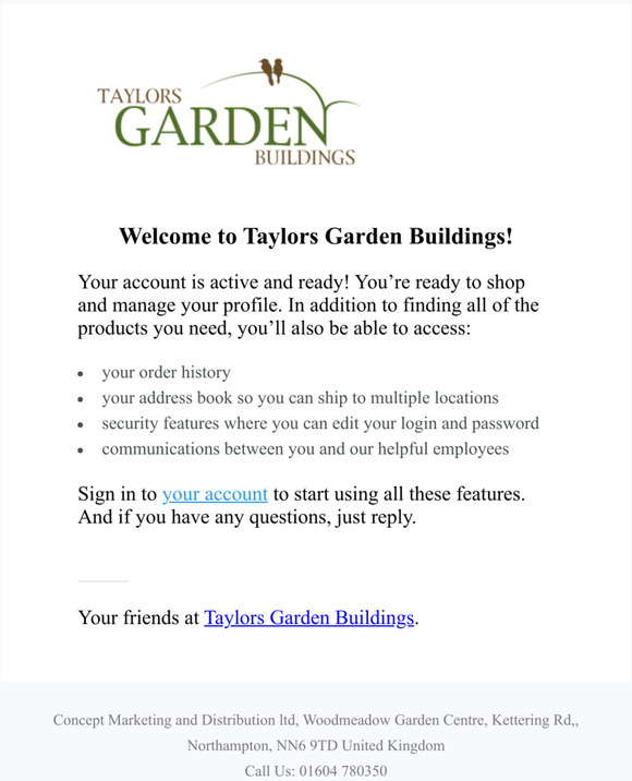 Taylors Garden Buildings: Welcome to Taylors Garden Buildings!