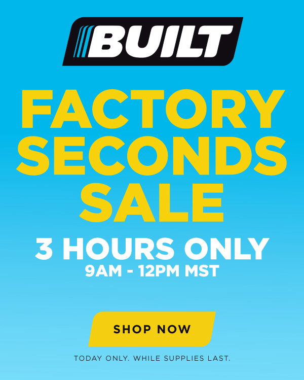 Factory Seconds Sale - 3 Hours only - 9am - 12pm mst