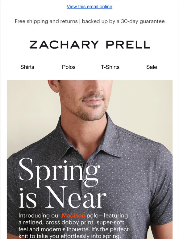 Ready for Spring in Our New Madison Printed Polos