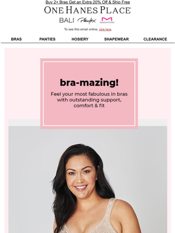 Hanes Playtex, Maidenform & Bali Bras 40 Off Milled